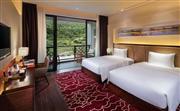喜马拉雅山景观房，藏汉风格设计的豪华客房，温馨舒适。  