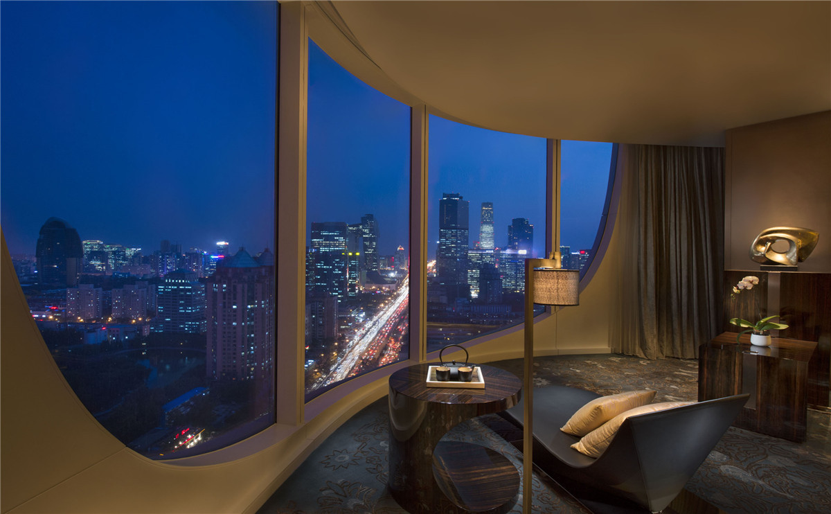 总统套房 - 位于主楼28层,居高临下,388平方米的超宽敞套房提供为宾客