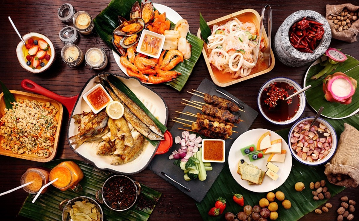 东南亚风味全日制自助餐厅——美食