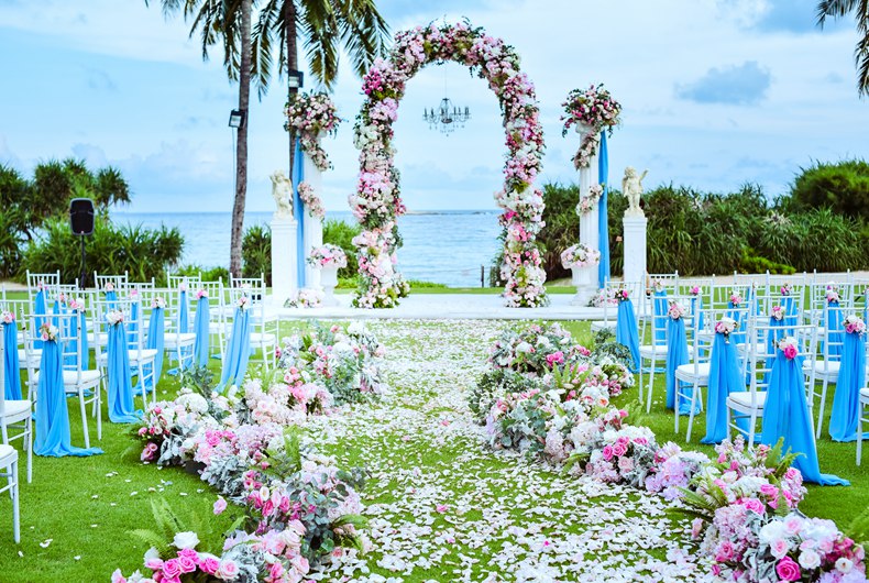 滨海婚礼草坪