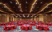 大宴会厅1428平方米 圆桌式摆台可容纳800人同时使用。