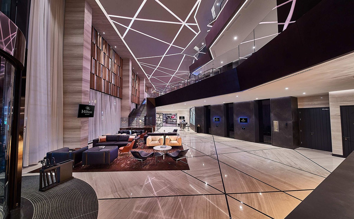 贝尔格莱德希尔顿酒店大堂