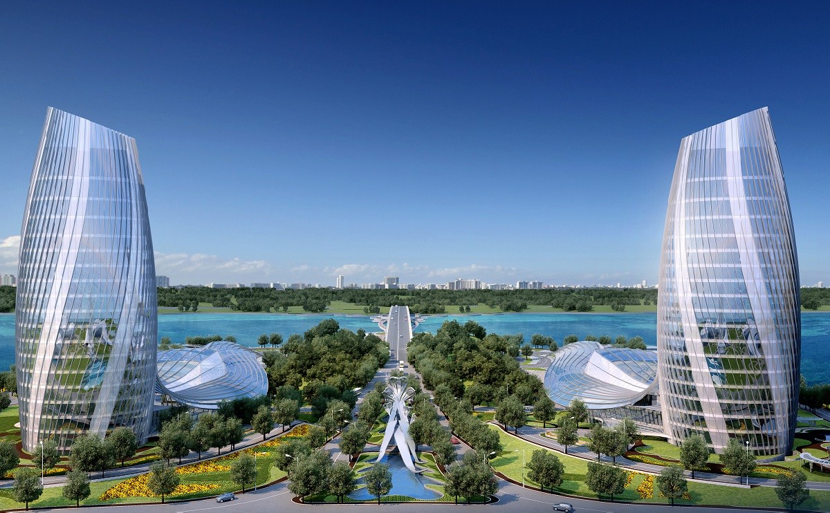 酒店坐落于黄金滨海度假区,是海花岛入岛地标建筑,旖旎风光,尽收眼底.