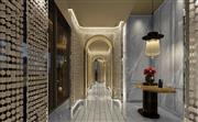 Chinese Restaurant-Corridor (night)